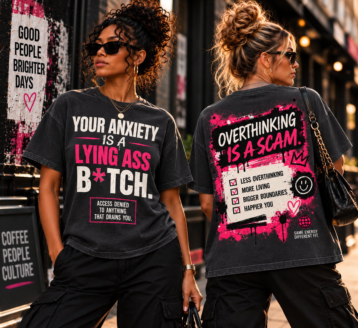Your Anxiety Is a Lying Ass B*tch™ — Statement Tee