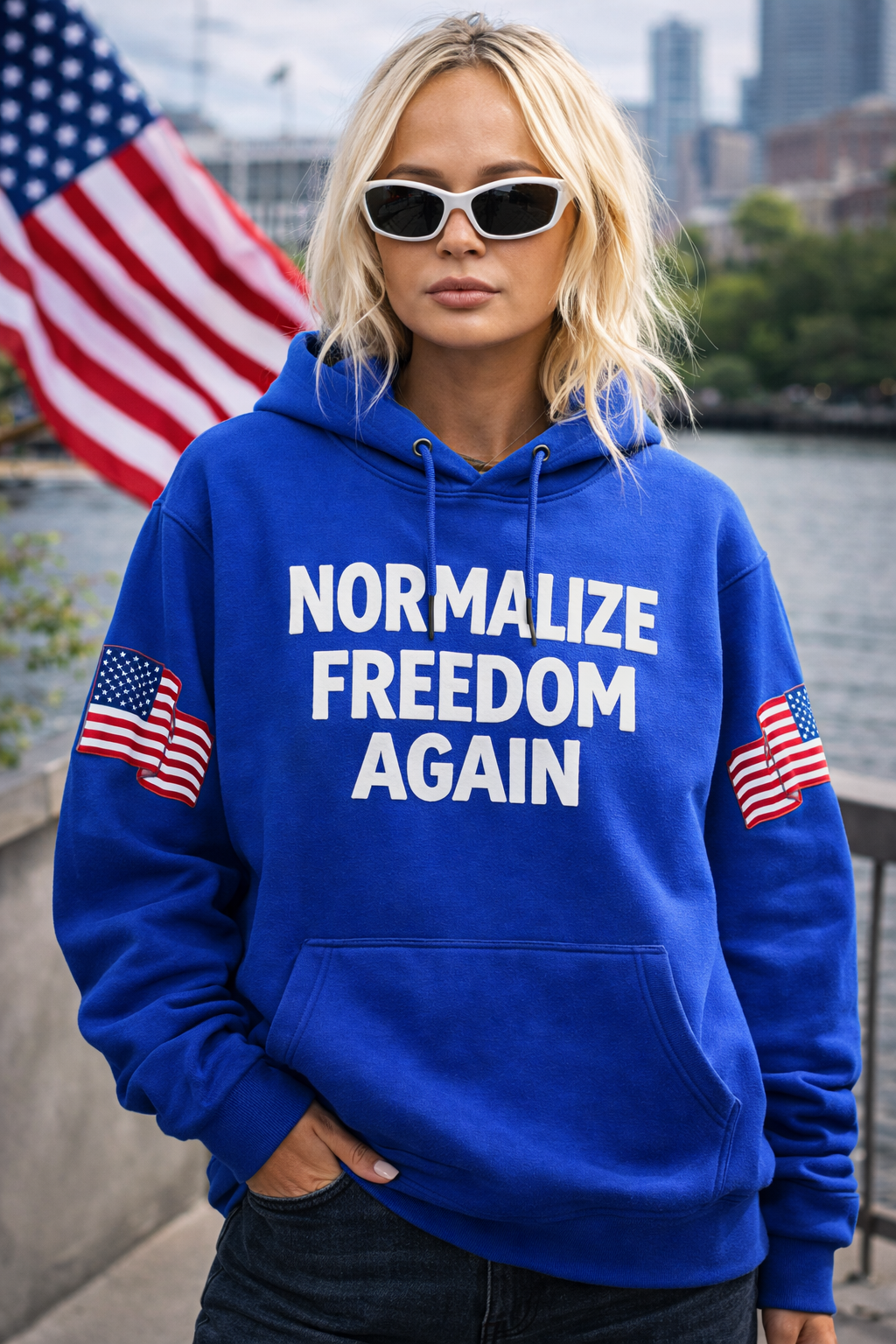 Normalize Freedom Again Hoodie