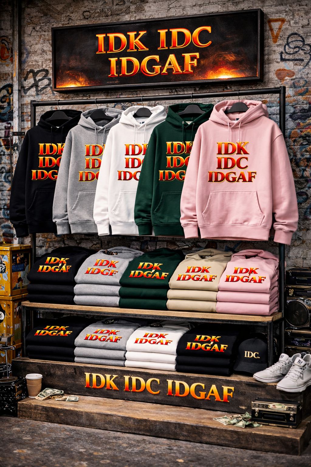 IDK / IDC / IDGAF Hoodie