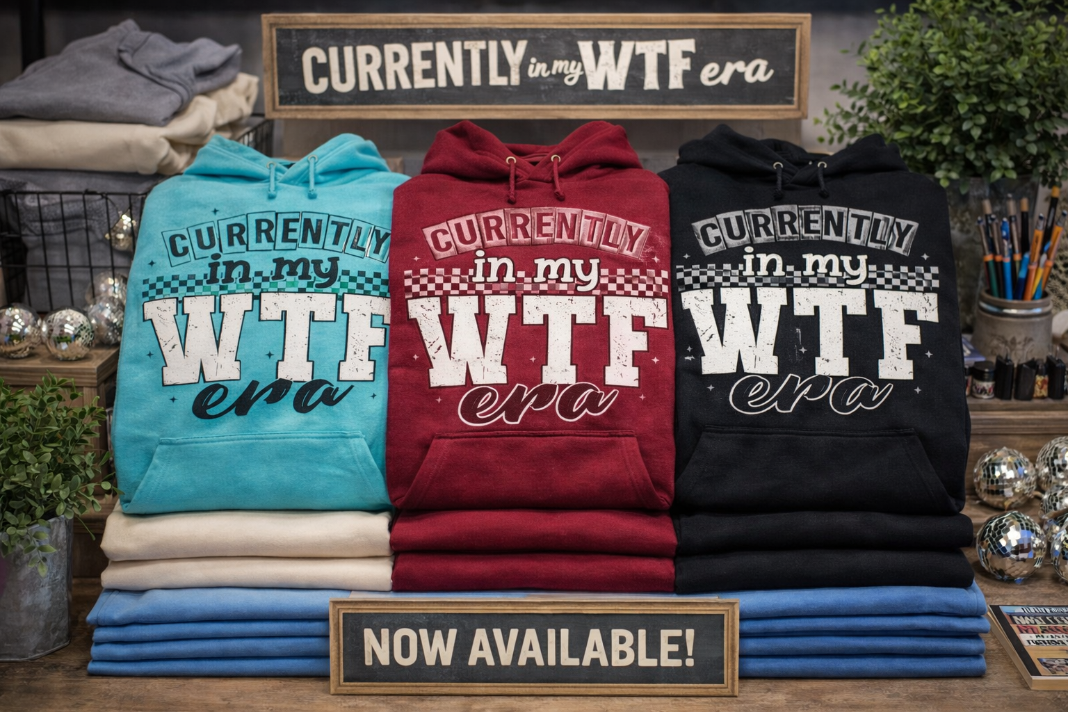 Currently in My WTF Era™ Hoodie