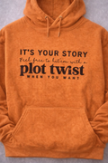 Plot Twist Hoodie – Burnt Orange