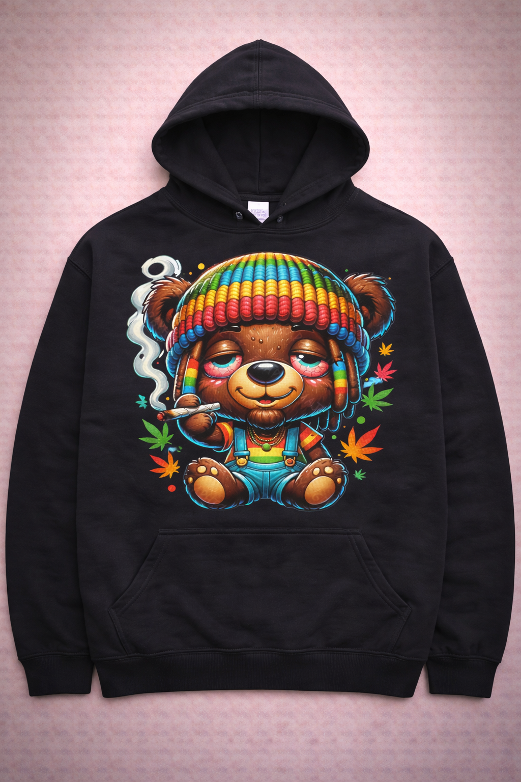 High Vibes Bear Hoodie
