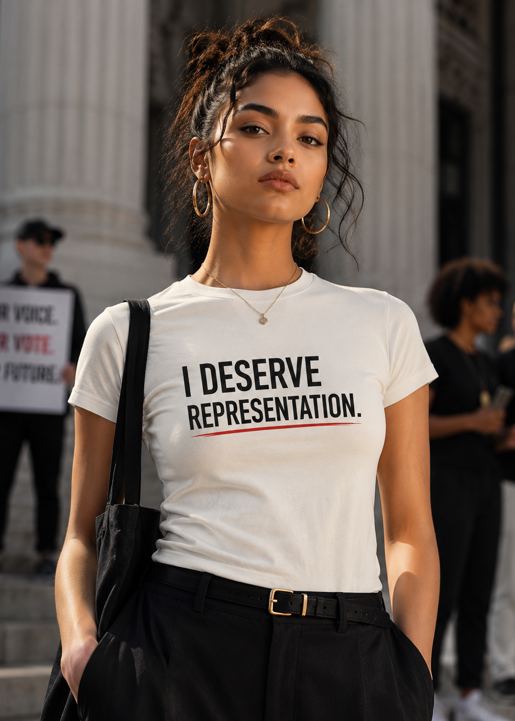 I Deserve Representation.” tee