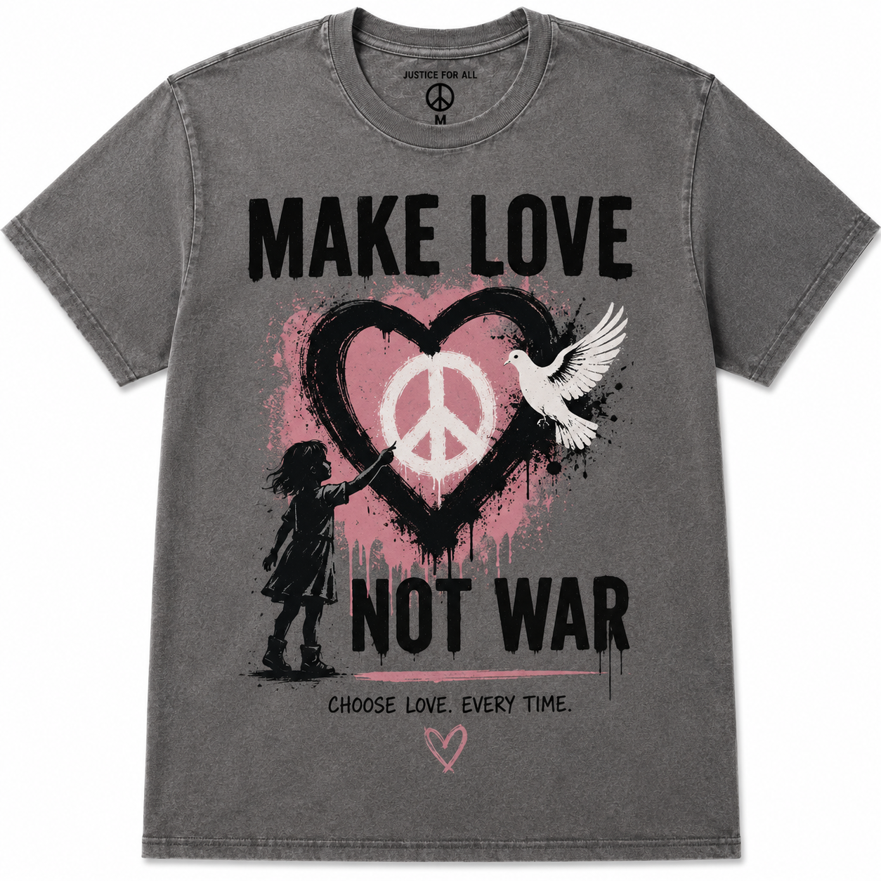 “Make Love Not War” tee