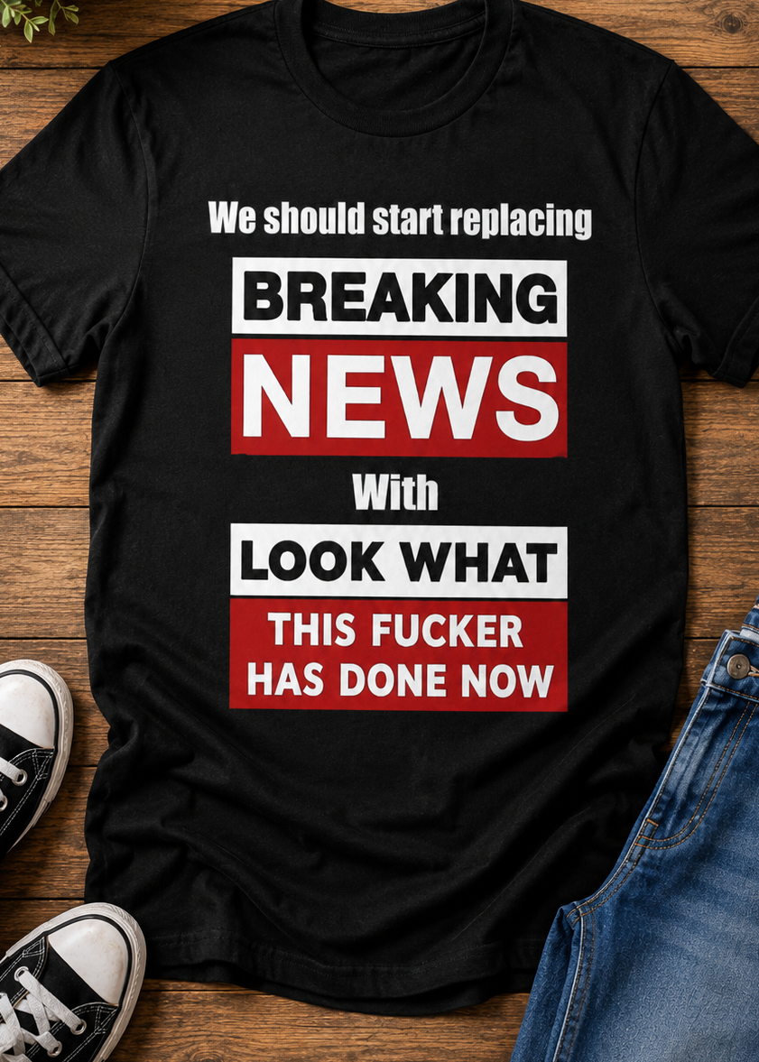 Breaking News tee