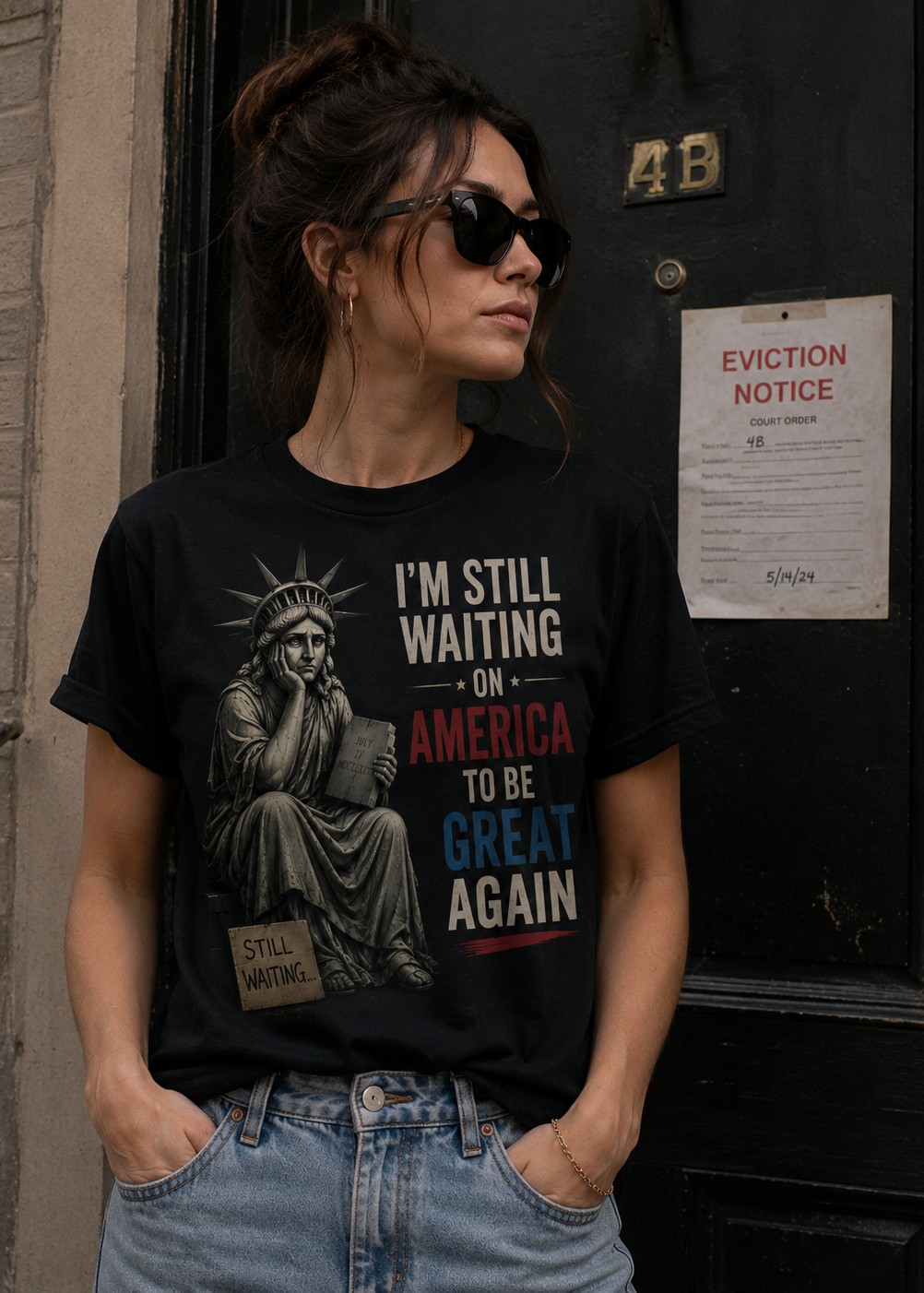 I'm Still Waiting on America to Be Great Again™ Tee