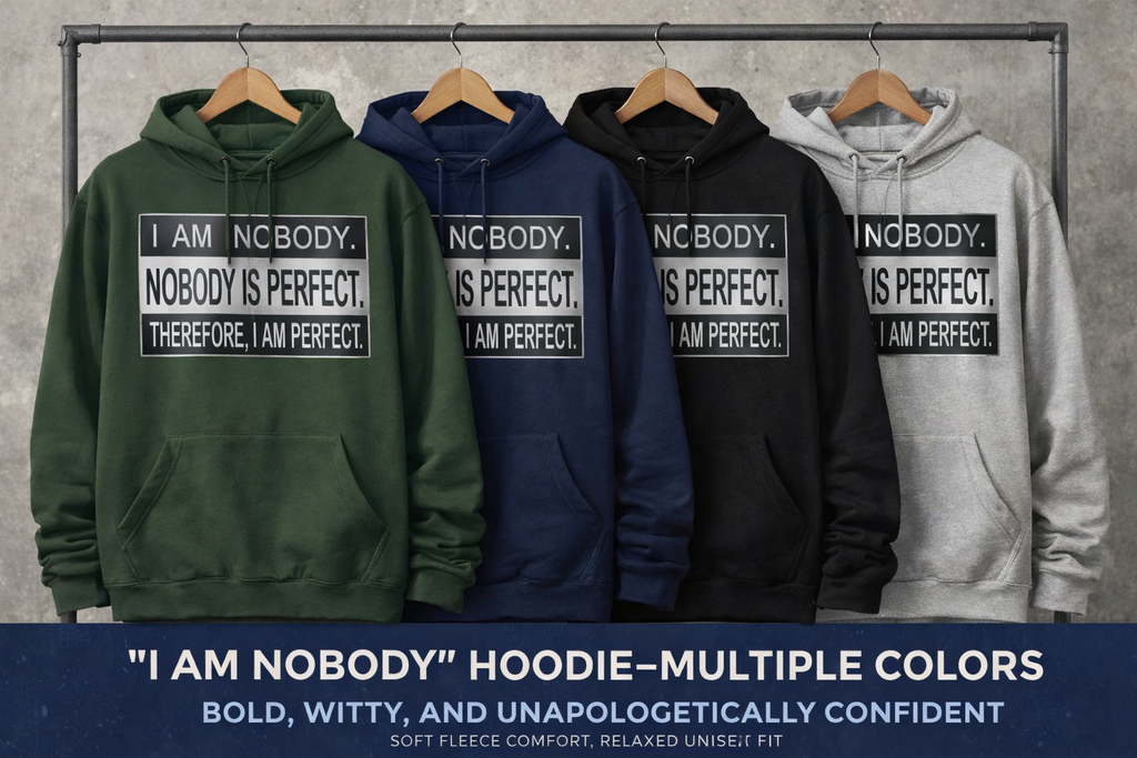 “I Am Nobody. Nobody Is Perfect. Therefore, I Am Perfect.”