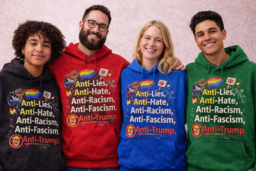 Anti-Lies Anti-Hate Anti- Racism Hoodie