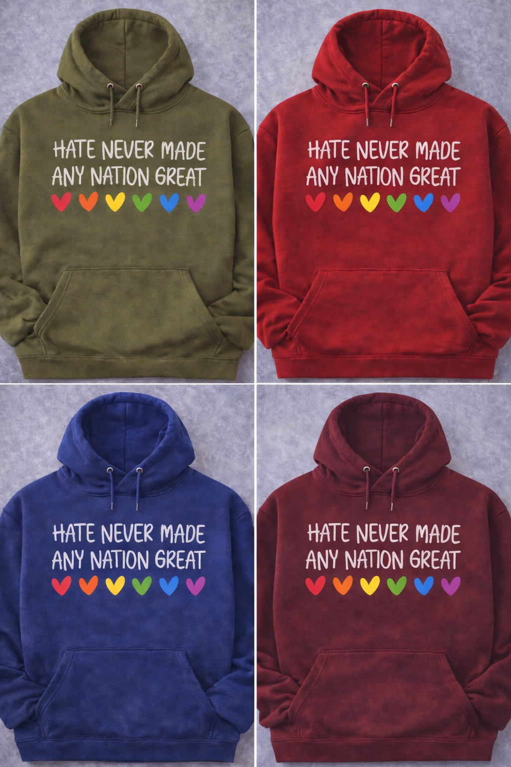 Hate Never Made Any Nation Great Hoodie