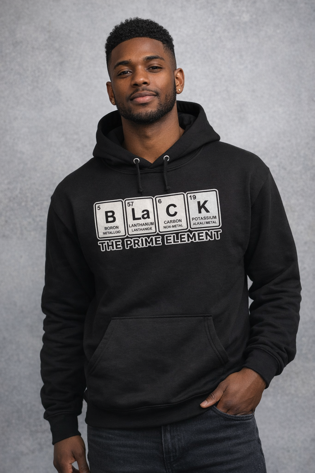 Black: The Prime Element Hoodie