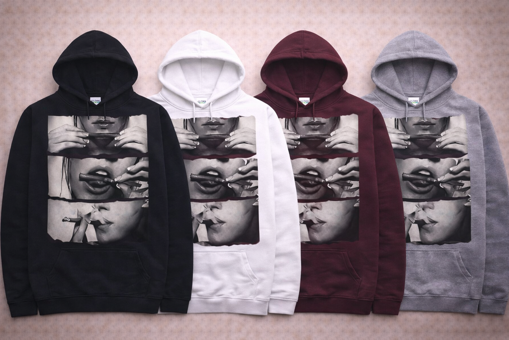 Statement Collage Hoodie –