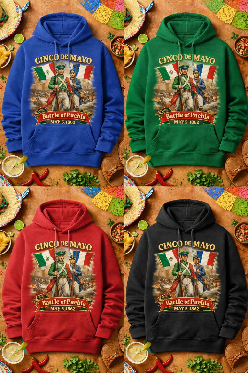 Cinco de Mayo: Battle of Puebla Hoodie