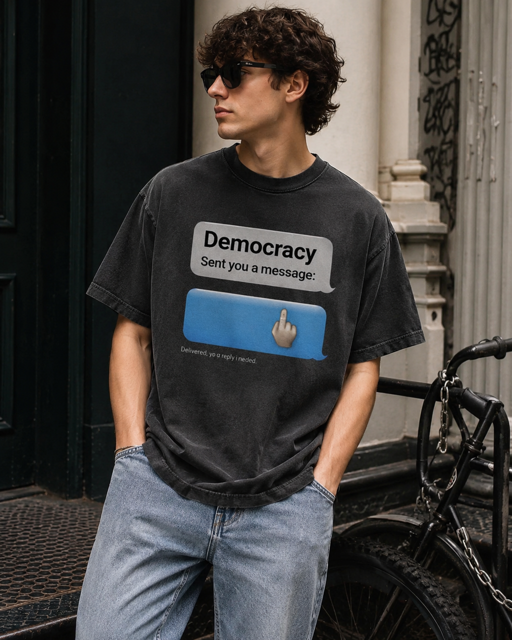 The Democracy Sent You A Message™ Tee