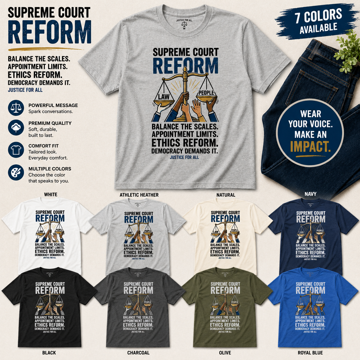The “Supreme Court Reform” tee