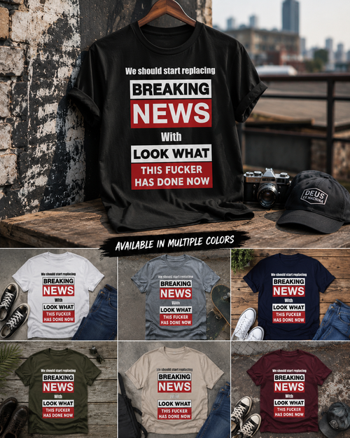 Breaking News tee