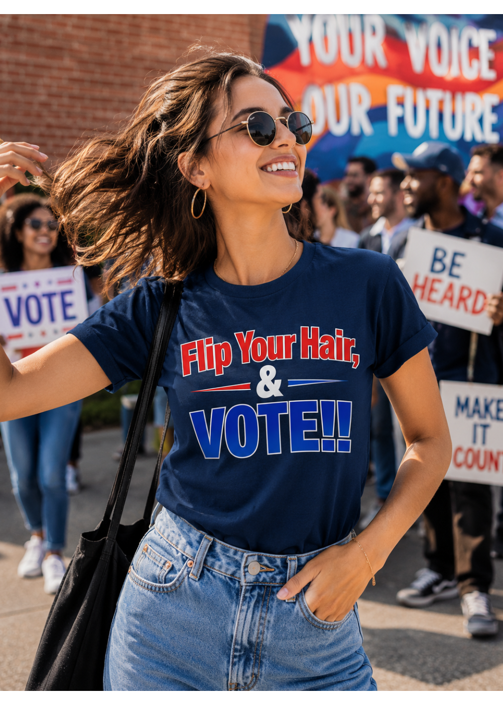 “Flip Your Hair, & VOTE!!