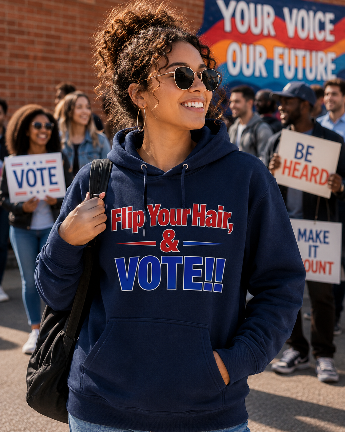 “Flip Your Hair! And #Vote!”