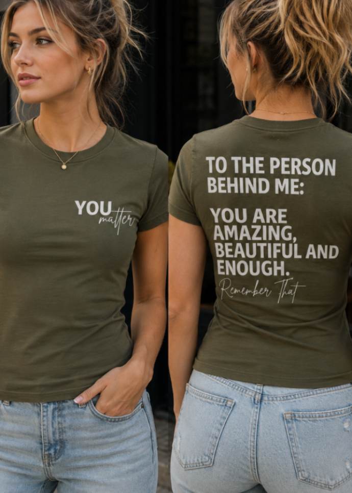 YOU Matter” fitted tee