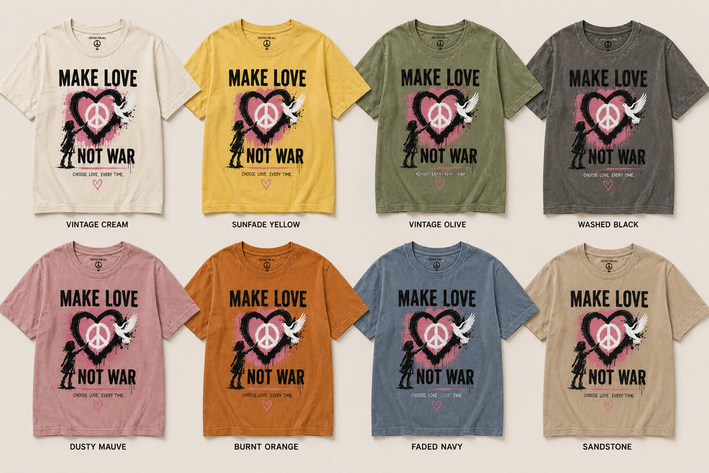 “Make Love Not War” tee