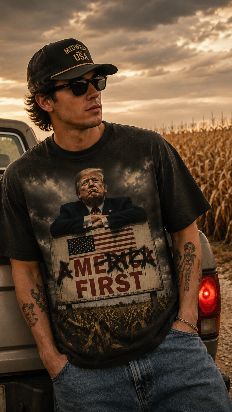 The “AMERICA FIRST” tee