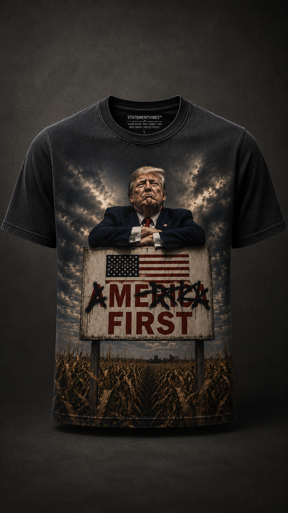 The “AMERICA FIRST” tee