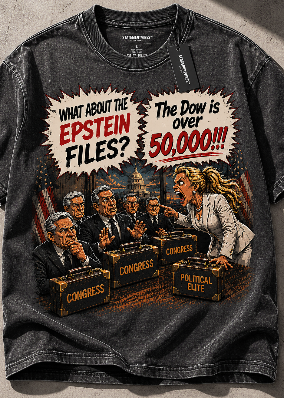 THE DOW IS OVER 50,000!!!” Tee