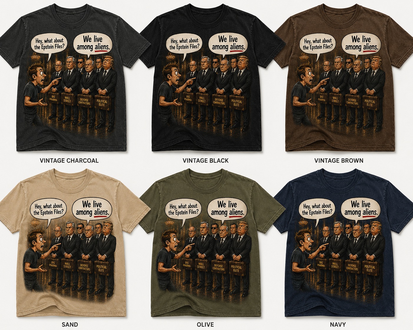Hey, What About the Epstein Files?” t-shirt