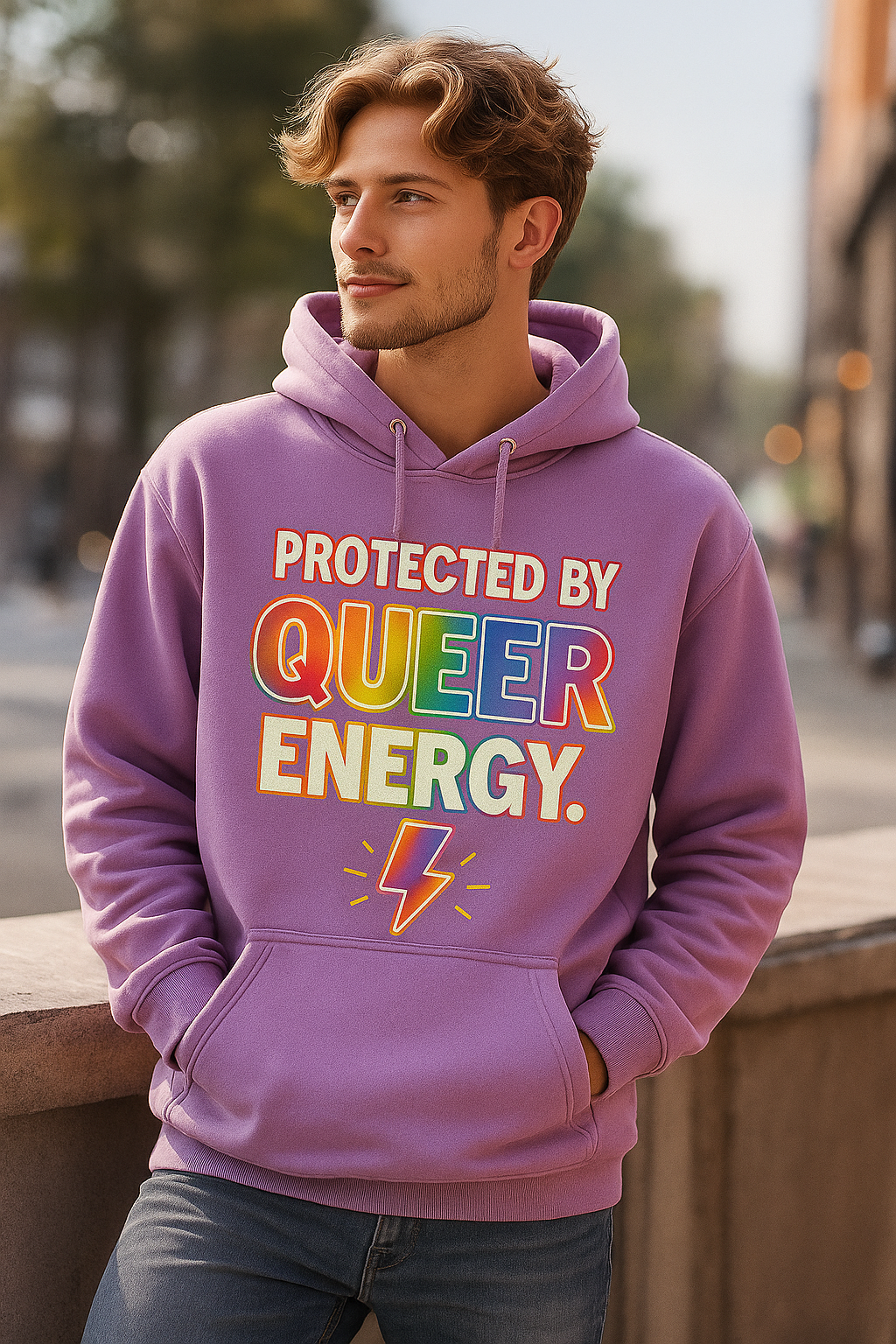 Protected By Queer Energy Hoodie