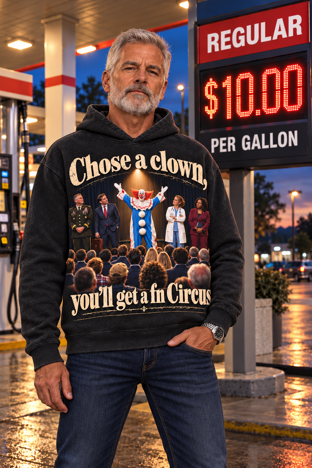 Chose a Clown Hoodie — Statement Vibes™