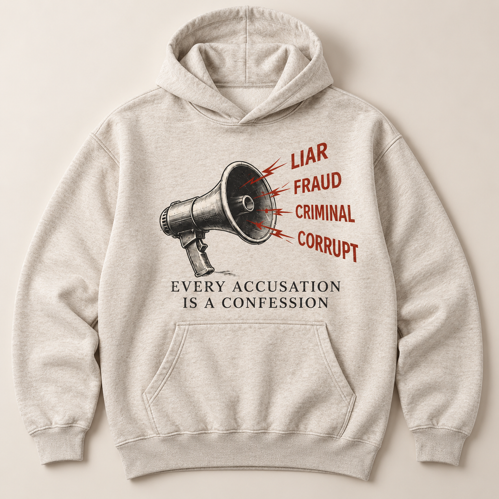 EVERY ACCUSATION IS A CONFESSION Hoodie