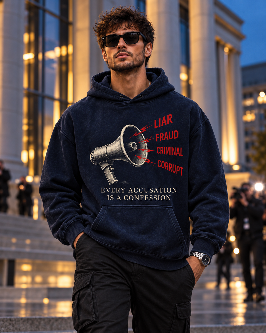 EVERY ACCUSATION IS A CONFESSION Hoodie