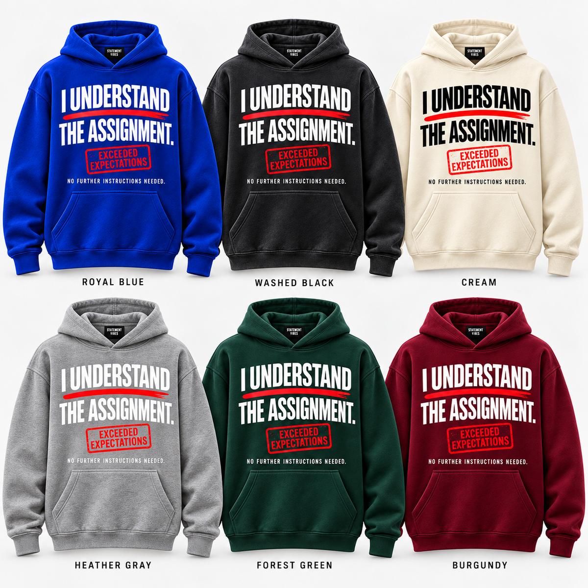 I Understand the Assignment Hoodie