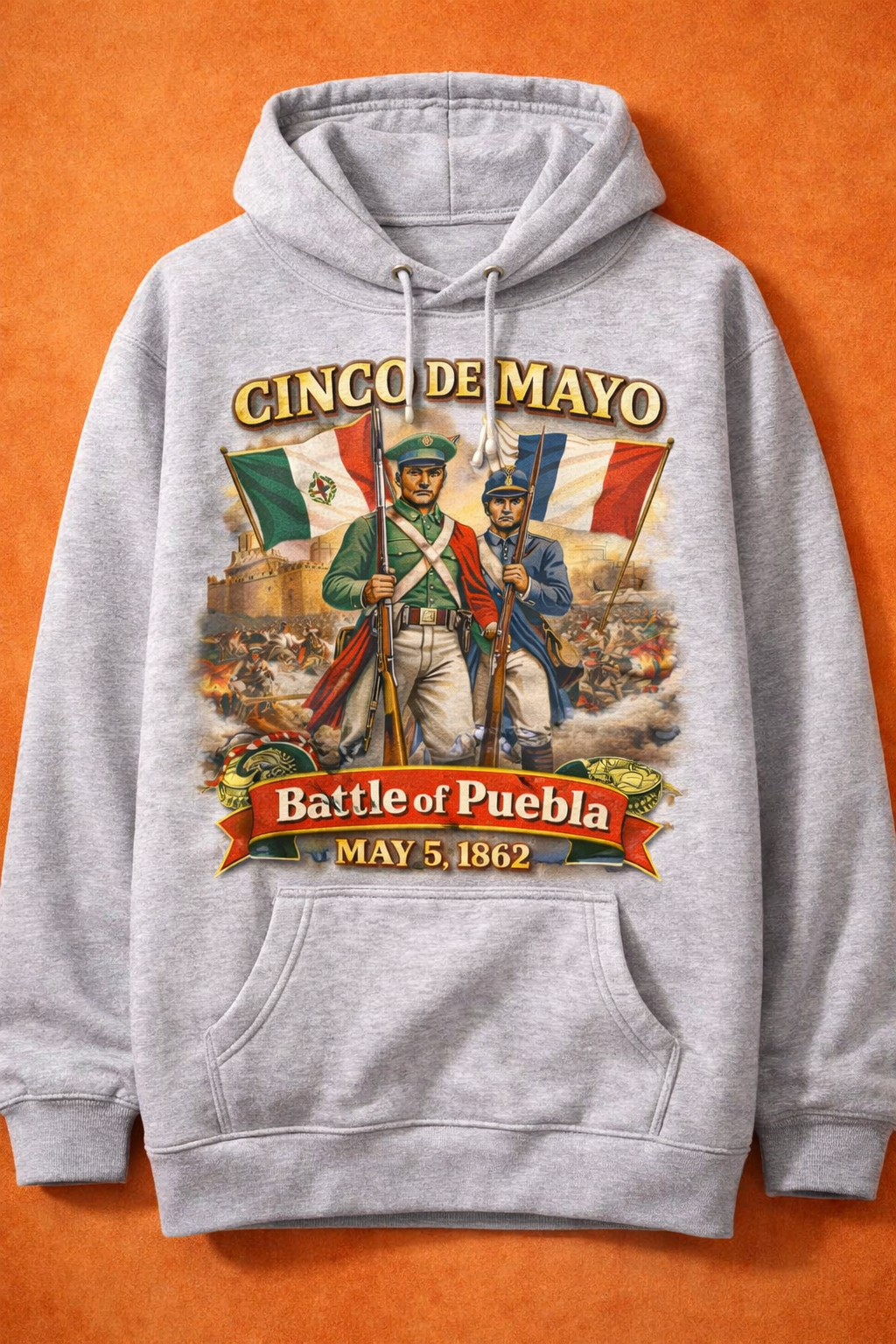 Cinco de Mayo: Battle of Puebla Hoodie