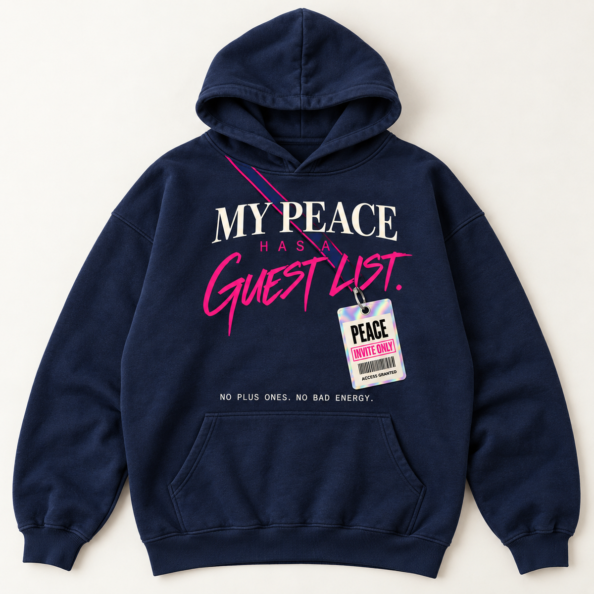MY PEACE HAS A GUEST LIST. Hoodie