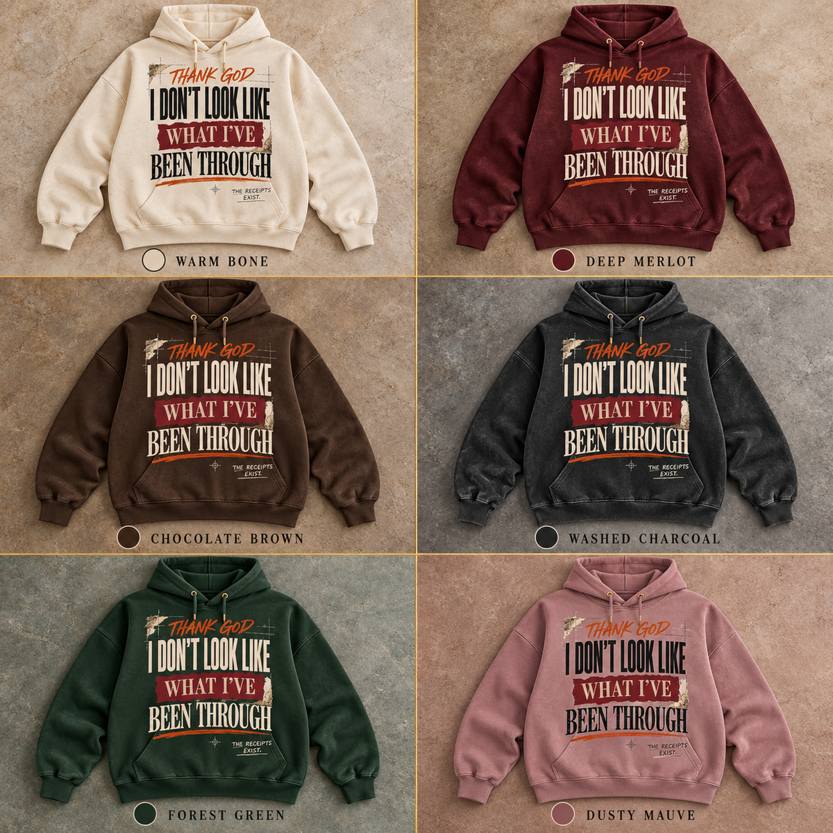 Thank God I Don't Look Like What I've Been Through Hoodie