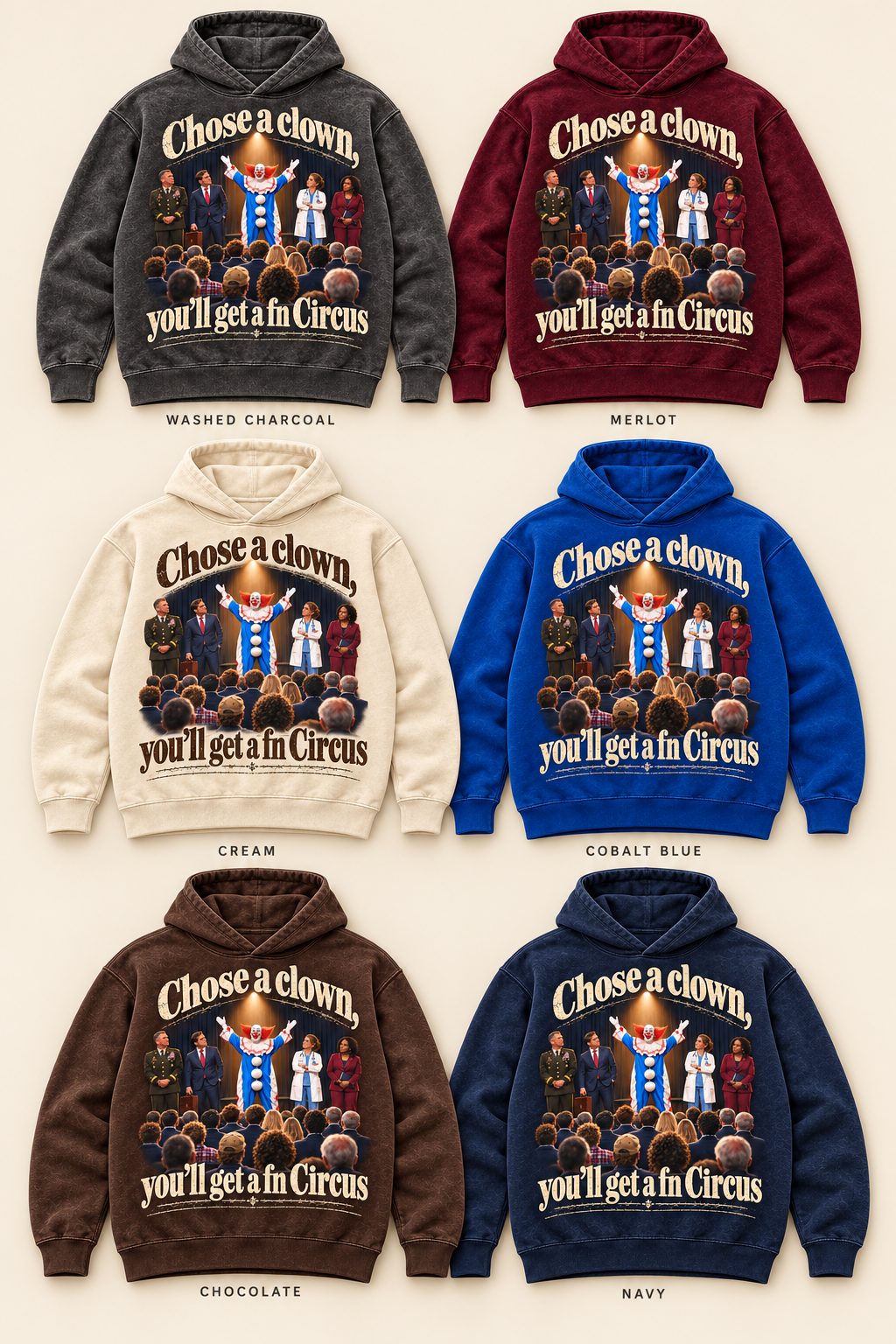 Chose a Clown Hoodie — Statement Vibes™