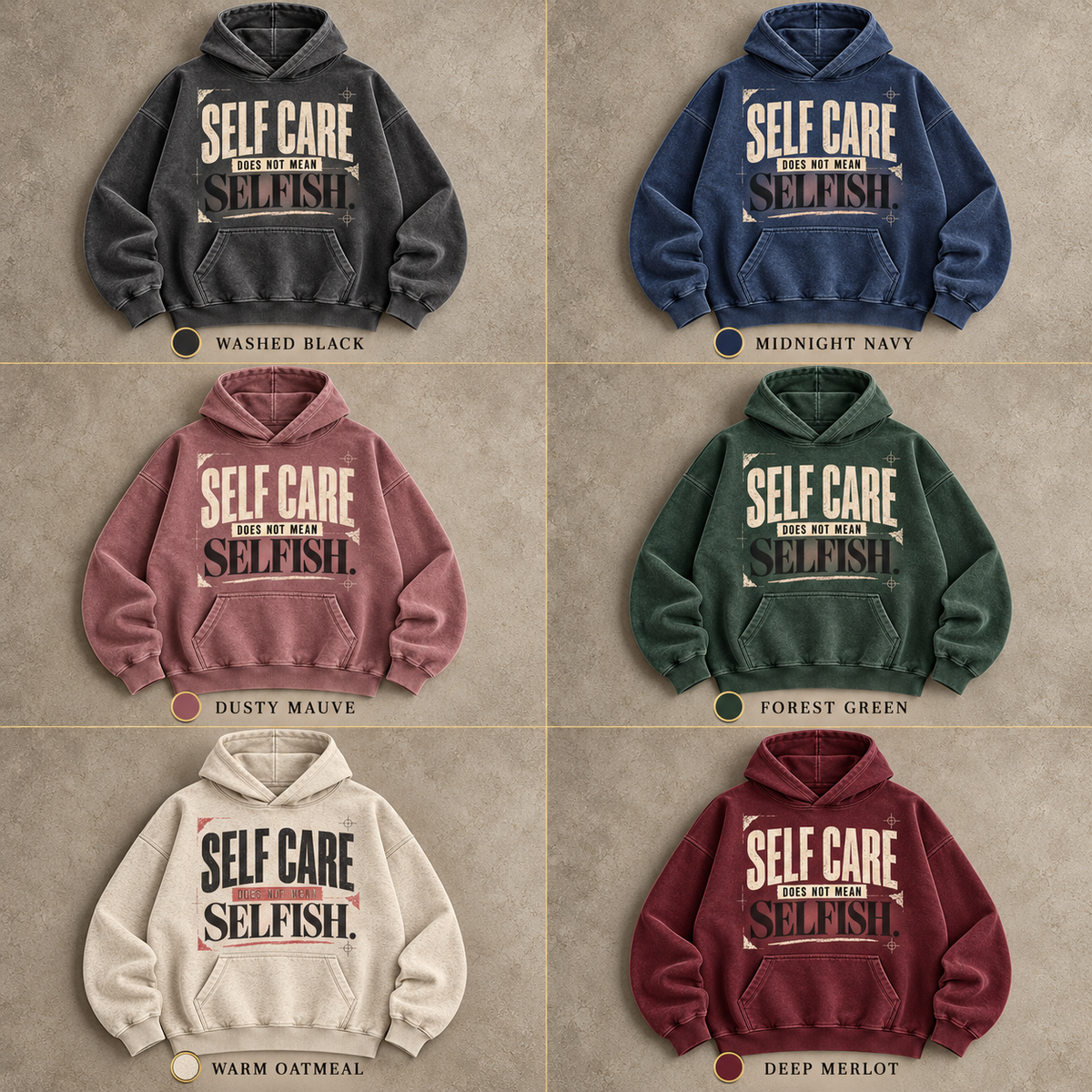 Self Care Does Not Mean Selfish Hoodie