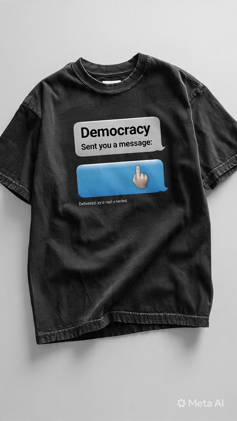 The Democracy Sent You A Message™ Tee