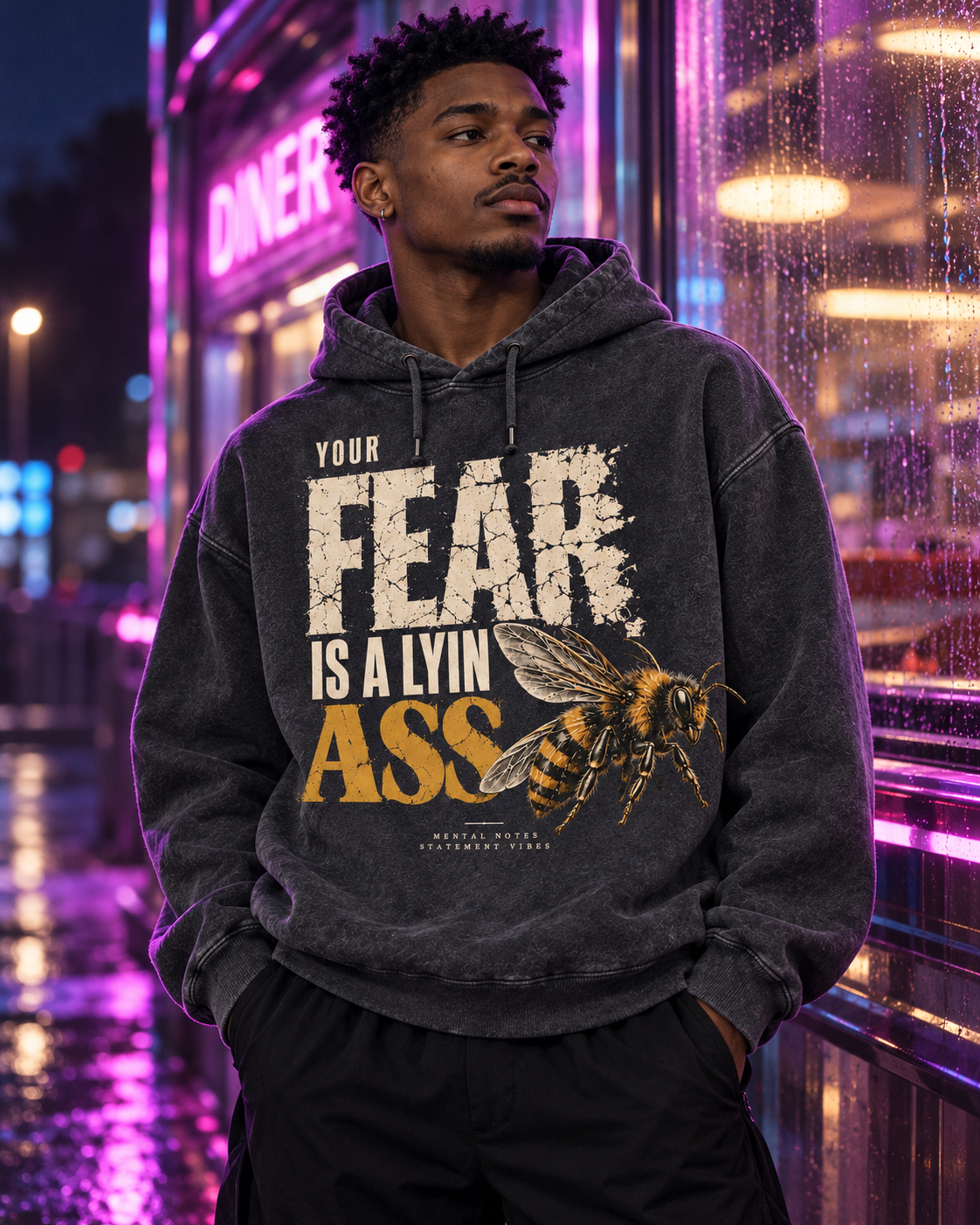 Your Fear Is a Lyin’ Ass Bee Hoodie