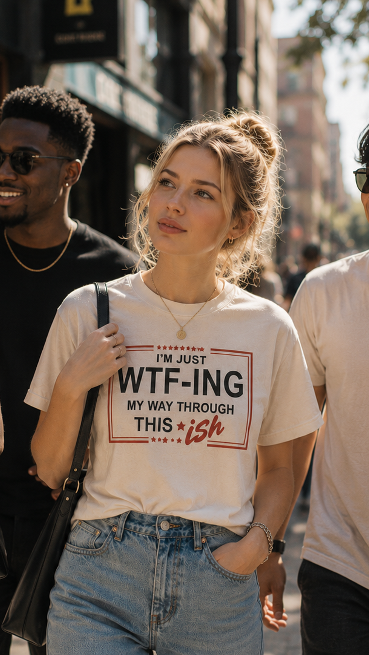 The “I’m Just WTF-ING My Way Through This*ish” tee