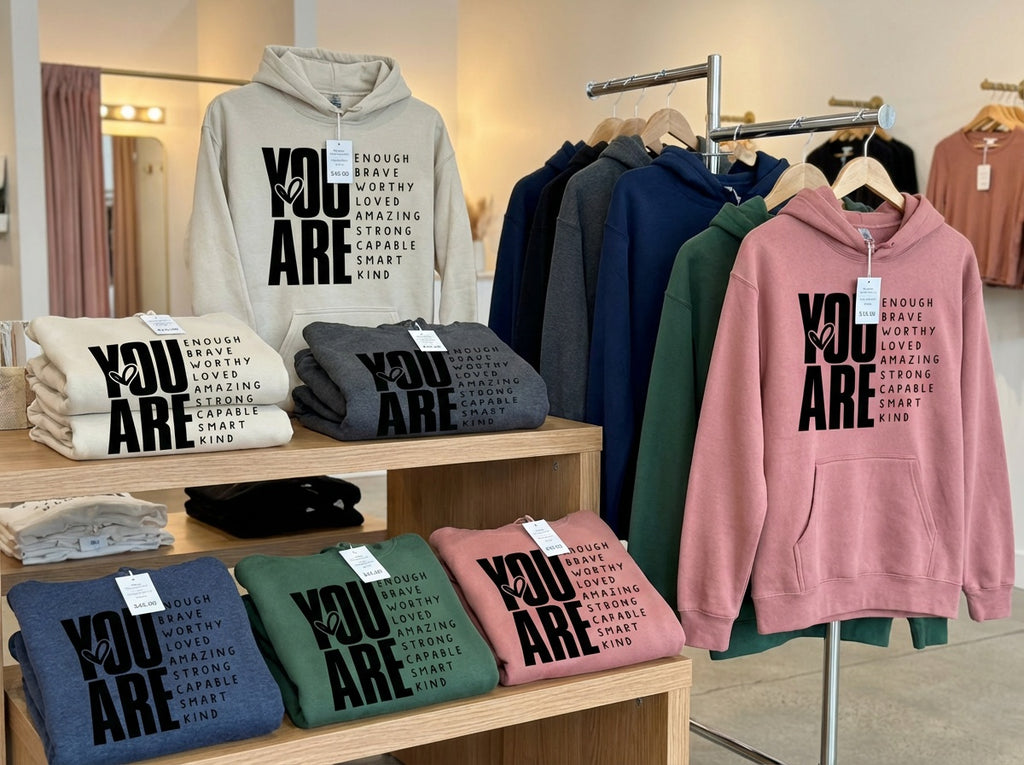 “YOU ARE” Affirmation Hoodie