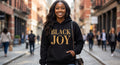 BLACK JOY™ Oversized Statement Hoodie